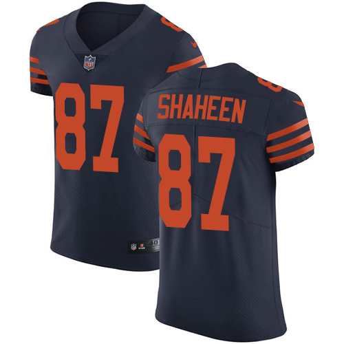 Nike Bears #87 Adam Shaheen Navy Blue Alternate Men's Stitched NFL Vapor Untouchable Elite Jersey - Click Image to Close